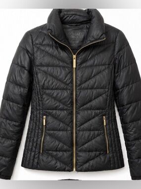 Michael Kors Black Lightweight Down Puffer Jacket – Size Small